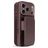 Decoded Detachable Wallet iPhone 18 Pro Max MagSafe Coque Cuir véritable Étui 2en1 avec coque amovible Portefeuille - Chocolat Brown