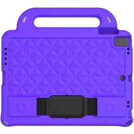 Mobigear Diamond Coque iPad 5 (2017) Coque de tablette pour enfants avec Poignée Enfants en EVA - Violet
