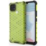 Mobigear Honeycomb Realme C21 Plastique rigide Coque arrière Antichoc - Vert