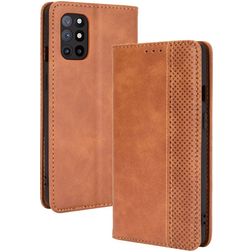 Mobigear Sensation Housse OnePlus 8T Etui Porte-Monnaie - Cognac