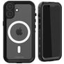Mobilize Waterproof Coque iPhone 17 MagSafe Coque arrière Imperméable Rigide - Noir