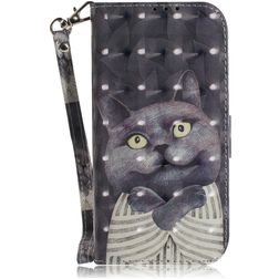 Mobigear Design HONOR 8S Étui Portefeuille - Chat