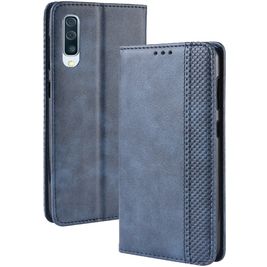 Mobigear Sensation Housse Samsung Galaxy A70 Etui Porte-Monnaie - Bleu