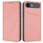Mobigear Frosted Flip iPhone Air Étui Portefeuille - Rose