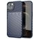 Mobigear Groove Coque iPhone 13 Mini Coque arrière en TPU Souple - Bleu
