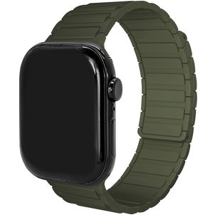 Mobilize Magnetic Bracelet Silicone Apple Watch Fermeture magnétique - 42/41/40/38 mm - Vert