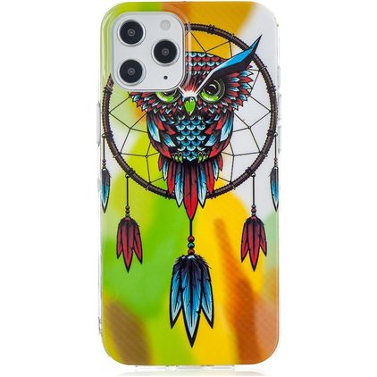 Mobigear Design Coque iPhone 12 Pro Max Coque arrière en TPU Souple - Attrapeur de rêves