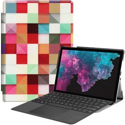 Mobigear Design Microsoft Surface Pro 6 Étui - Mosaïque