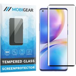 Mobigear Curved OnePlus 9 Pro Verre trempé Protection d'écran - Compatible coque - Noir