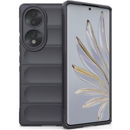 Mobigear Bumpy Coque HONOR 70 Coque arrière en TPU Souple - Dark Grey