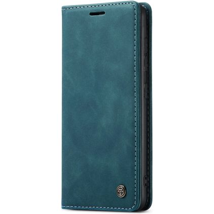 Caseme 013 Housse Samsung Galaxy A21s Etui Porte-Monnaie - Bleu