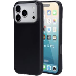 Mobiparts Classic Coque iPhone 17 Pro Coque arrière en TPU Souple - Noir