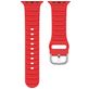 Mobigear Bumpy Bracelet Silicone Apple Watch Fermeture boucle ardillon - 49/46/45/44 mm - Rouge