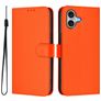 Mobigear Urban Wallet Housse iPhone 16 Plus Etui Porte-Monnaie - Orange