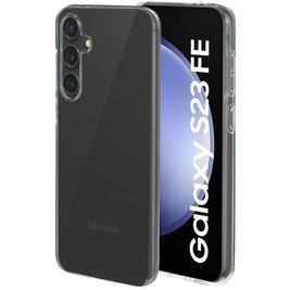 Mobiparts Classic Coque Transparente Samsung Galaxy S23 FE Coque arrière en TPU Souple - Transparent
