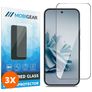 Mobigear Premium Google Pixel 9 Verre trempé Protection d'écran - Compatible Coque - Noir (Lot de 3)