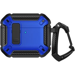 Mobigear Armor Clip Coque Apple AirPods 4 Coque Rigide - Bleu