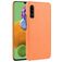 Mobigear Croco Samsung Galaxy A90 Plastique rigide Coque arrière - Orange
