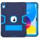 Mobigear ShieldStand Coque iPad 11 (2025) Coque arrière en Plastique rigide,Silicone + Support Amovible - Bleu / Bleu Marin