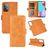 Mobigear Slim Magnet Samsung Galaxy A52s 5G Étui Portefeuille - Cognac
