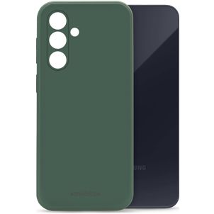 Mobilize Rubber Gelly Coque Samsung Galaxy A55 Coque arrière en TPU Souple - Matt Green