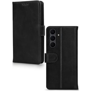 Mobilize Premium Gelly Housse Samsung Galaxy S25 FE Etui Porte-Monnaie - Noir