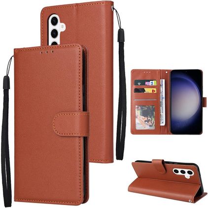 Mobigear Wallet Housse Samsung Galaxy S26 Plus Etui Porte-Monnaie - Marron