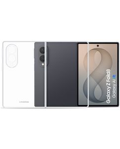 Mobilize Gelly Coque Transparente Samsung Galaxy Z Fold 8 Coque arrière en TPU Souple - Transparent