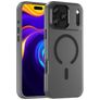 Mobigear Shockproof Coque iPhone 17 Pro Max MagSafe Coque arrière Rigide - Noir