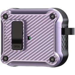 Mobigear Racing Clip Coque Apple AirPods 3 Coque Rigide - Violet
