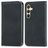 Mobigear Retro Slim Housse Samsung Galaxy S25 Etui Porte-Monnaie - Noir