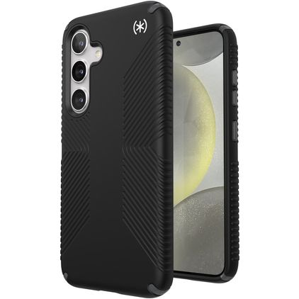 Speck Presidio2 Grip Coque Samsung Galaxy S24 Coque arrière Rigide Anti-Chocs - Noir