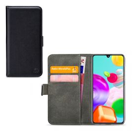 Mobilize Classic Gelly Wallet Housse Samsung Galaxy A41 Etui Porte-Monnaie - Noir