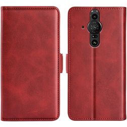 Mobigear Slim Magnet Housse Sony Xperia Pro-I Etui Porte-Monnaie - Rouge