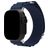 Mobilize Alpine Bracelet Nylon Apple Watch Fermeture boucle ardillon - 49/46/45/44 mm - Bleu