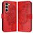 Mobigear Butterfly Housse Samsung Galaxy Z Fold 6 Etui Porte-Monnaie - Rouge