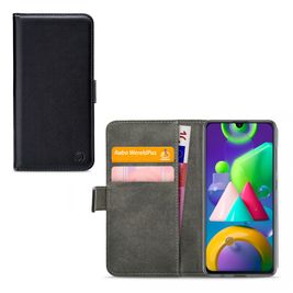 Mobilize Classic Gelly Wallet Housse Samsung Galaxy M21 Etui Porte-Monnaie - Noir