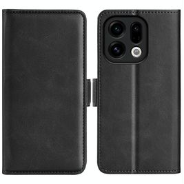 Mobigear Slim Magnet Housse OPPO Find X9 Etui Porte-Monnaie - Noir