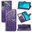 Mobigear Butterfly Housse HONOR 9X Lite Etui Porte-Monnaie - Violet