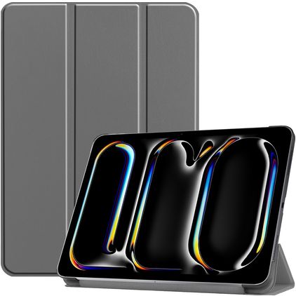 Mobigear Tri-Fold Coque iPad Pro 11 Pouces (2024) Etui - Gris