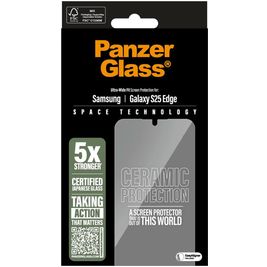 PanzerGlass Ceramic Samsung Galaxy S25 Edge Verre trempé Protection d'écran - Compatible Coque