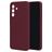 Mobiparts Coque Samsung Galaxy A36 Coque arrière en Silicone - Plum Red