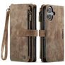 CaseMe C30 iPhone 17 Étui Portefeuille - Marron