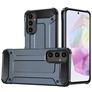 Mobigear Outdoor Coque Samsung Galaxy A35 Coque arrière Rigide Anti-Chocs - Bleu Marin