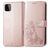 Mobigear Clover Housse Samsung Galaxy A22 5G Etui Porte-Monnaie - Rose doré