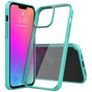 Mobigear Crystal Coque iPhone 13 Pro Max Coque arrière Rigide - Transparent / Turquoise