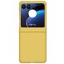 Mobigear Colors Coque Motorola Razr 40 Ultra Coque arrière Rigide - Jaune