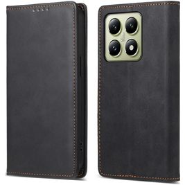 Mobigear Wallet Housse Xiaomi 14T Etui Porte-Monnaie - Noir