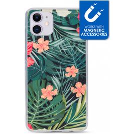 My Style Magneta Coque iPhone 11 Coque arrière en TPU Souple - Black Jungle