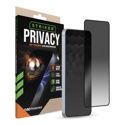 Striker Xtreme Impact Privacy Samsung Galaxy S26 Ultra Verre trempé Protection d'écran Confidentialité - Compatible Coque - Noir
